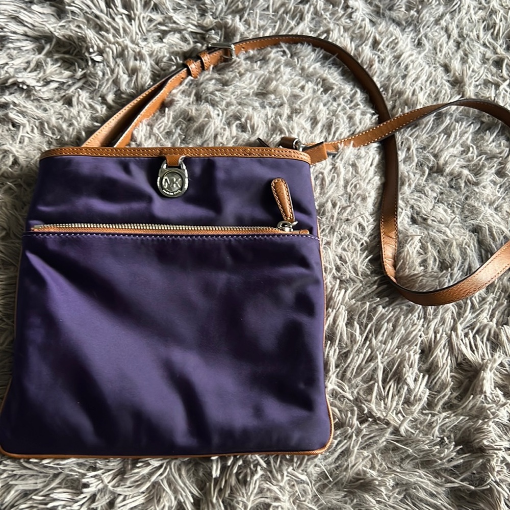 Michael kors nylon/ leather bag